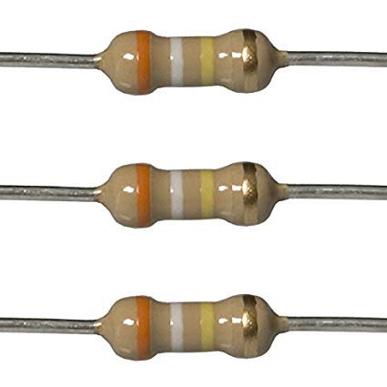 REES52 390k Ohm Resistors, 1/4 W, 5% (Pack of 100) : Amazon.in ...