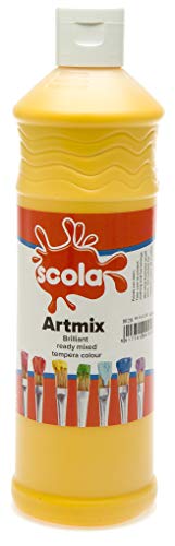 scola Artmix Bright Yellow Ready Mixed Paint - 600ml