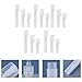 CONGARTENO 15pcs Travel Spray Bottles Reusable Plastic Perfume Atomizer Bottles with Fine Mist Spray Sub-packaging Containers for Fragrance and Liquid Storage Compact and Lightweight for