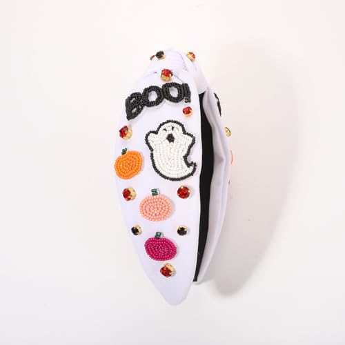 Halloween Headband for Women, Rhinestone Beaded - image 6