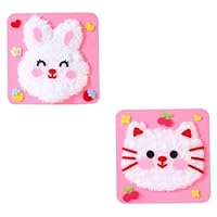 VIMAZ DIY Embroidery Doll Set, 2025 New Hot Cartoon Animal Sewing Craft Kit, Handwork Cartoon Animal Embroidery kit, Embroidery Doll Craft kit for Kids