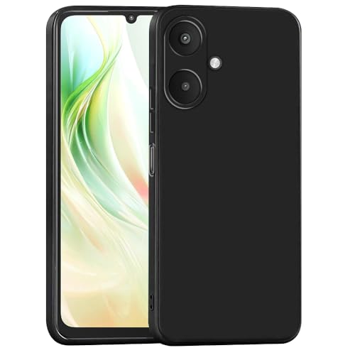 Image of Back Cover for Mi Redmi 13C 5G / Poco M6 5G | Full Camera Protection | Premium Liquid Silicon Case | Flexible Bumper Case for Mi Redmi 13C 5G / Poco M6 5G (Black)