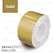 AutoXpress Motors Group 32ft 9.80m Self-Adhesive Vinyl Pin Stripe Line Decal Sticker Tape - Gold, 1-1/2