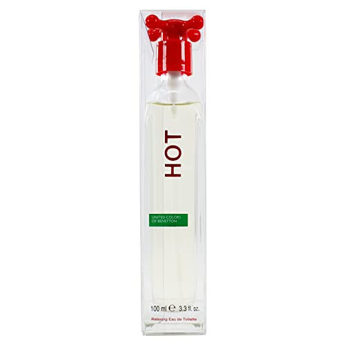 Benetton Hot Eau De Toilette Spray For Women, 3.3 Oz #TOP8
