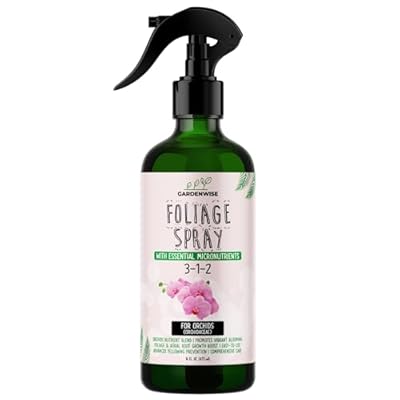 GARDENWISE Premium Orchid Fertilizer Spray - Orchid Food - Orchid Plant Food with Essential Micronutrients - 3-1-2 Fertilizer - Ready-to-Use Orchid Plant Food Mist (8 OZ)