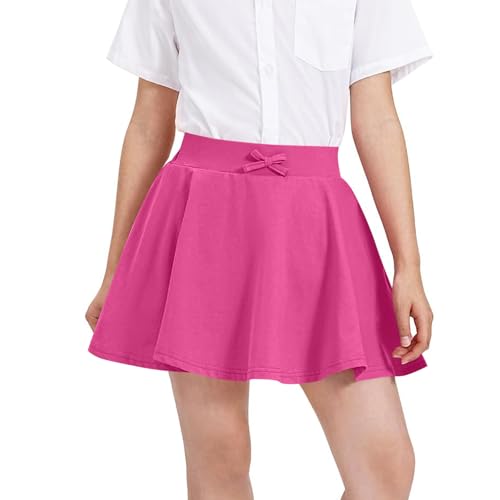 Mini Skirt for Girl High Waisted A Line Flare Pleated Athletic Tennis Skater Skirts School Kids Uniform 3-13 Years2