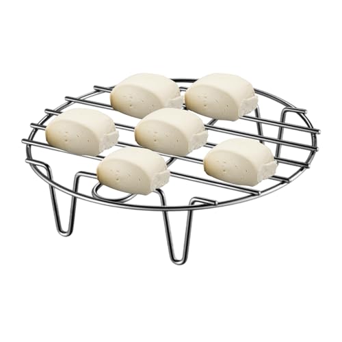 Parrilla aislante del calor de acero inoxidable con soporte antiadherente 2