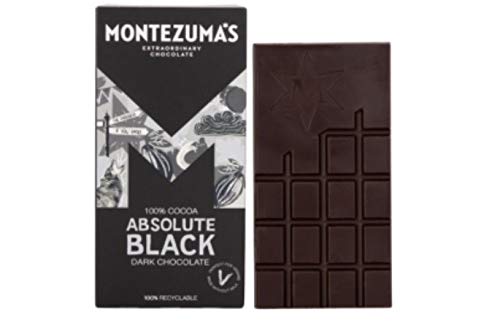 Montezuma Absolute Black 100% Cocoa 90g X 12