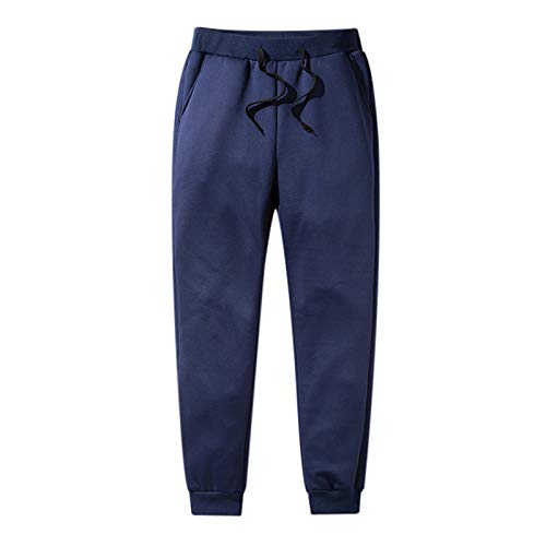 Alexsix 30degC Man Thermals Fleece Trousers Underwear Pant Thickened Fleece Lined Casual Sports Trousers Winter Pants