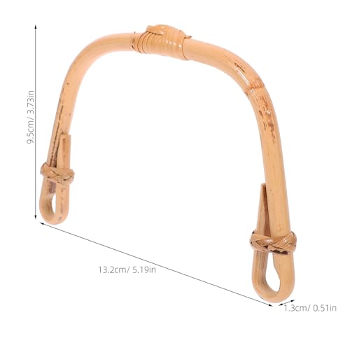 JOINPAYA ラタン製茶壺取っ手 対応 耐熱染色済み 字型ハンドル 急須用交換パーツ 快適グリップ付き 和風ティーポットアクセサリー