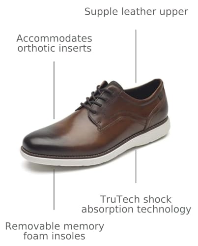 Image of Rockport Men's Garett Plain Toe Oxford