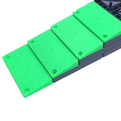 Garfatolrv Rv Leveling Blocks With Glow In The Dark Ramp Heavy Duty Camper Leveling Blocks Ideal For Stabilizing And Leveling Your Rigs-10 Pack, Grey #TOP4