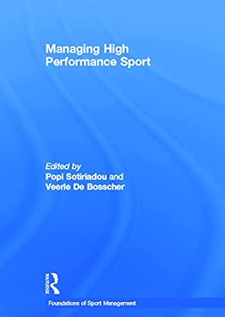 Managing High Performance Sport book cover