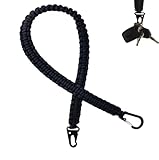 nsgglecher 24in Heavy Duty Paracord Keychain，Tactical Rope, Braided Strong Lanyard for Outdoor Activities, Camera, Keys (1)