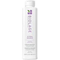 Biolage Hydra Source Shampoo - For Fine to Medium Hair, Softens, Moisturizes & Adds Shine, For Dry Hair, Infused with Micro-Filtered Aloe Vera & Fermented Hyaluronic Acid, Vegan & Paraben-Free