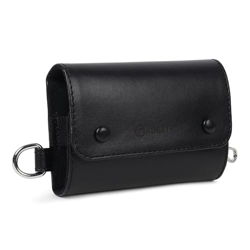 Image of GadgetBite Travel Clip on Pouch, Tidy case for Cable and adapters, Travel Pouch, Bag Insert,Organiser Pouch- Black