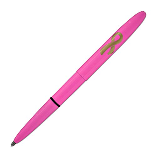 Fisher Engraved/Personalized Space Pen Bullet Collection 'Classic Pink Breast Cancer Awareness' Ballpoint Pen With Gift Box - Custom Engraving 400Pkbca - By Goldspot #TOP6