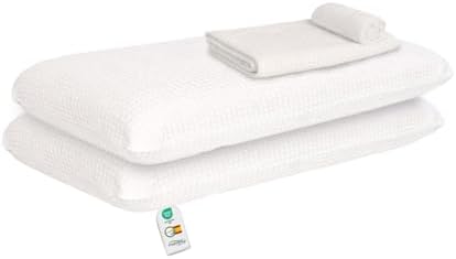 MOMMY CONFORT Pack 2 Almohadas Viscoelásticas 70 cm - Núcleo Comp...