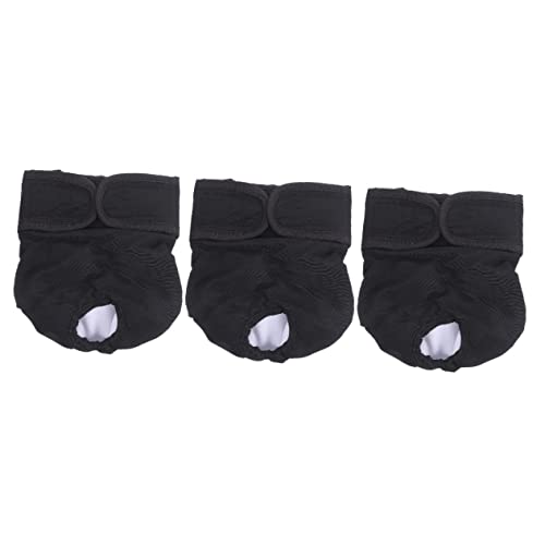 POPETPOP 3 Piezas Pantalón Lavable Pañal Perro Niña Pañales Pantalones Decorativo Flexible Transpirable Entrenamiento Pequeño Reutilizable Incontinencia Desgaste Perrito Calor