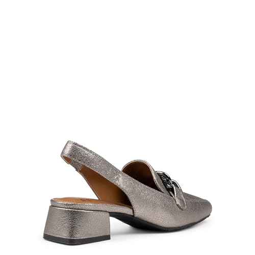 Image of Donald Pliner Women's Tegan Slingback Loafer Pump Heel - 1.5 inch Low Flared Heel Shoes for Comfort, Slip On Women's Heels
