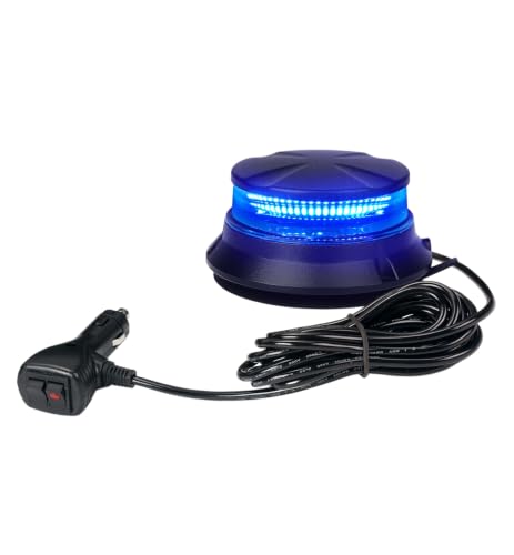 Image of Xprite LED Visibility Beacon Light, 4.5 Inch Super Bright Forklift Roadside Caution Lights with Magnetic Base, 12-24V for Construction Truck, Utility Vehicle, Tractor, Golf Carts-B