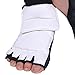 equlup Taekwondo Foot Protector, Double Fixation Elastic Cloth Surrounding Design Comfortable Taekwondo Gear Children Foot Protector for Martial Arts, Kickboxing, Karate, Hapkido (XS)