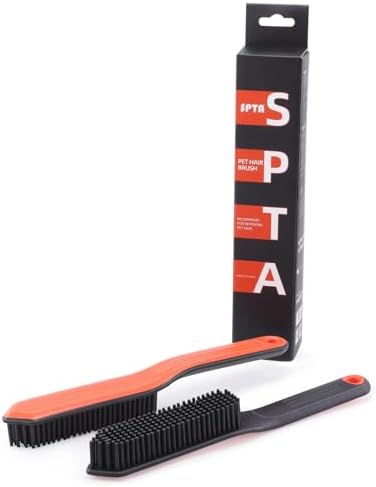 Deshedding Dog Brush & Pet Hair Remover Comb — top-down angle highlighting key features