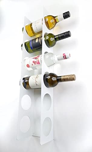 MegaMaxx Okunaii Steel Wall Mounted Cabinet Narrow Wine Rack - Durable ...