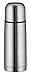 alfi Thermoskanne Edelstahl isoTherm Eco, Trinkflasche auslaufsicher, Edelstahl mattiert 500ml, Isolierflasche mit Trinkbecher 5457.205.050 Drehverschluss, Thermosflasche 12 Stunden heiß