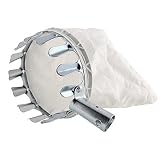 Fruit d'Apple Pickers Pickers Cueilleurs de cerises Fruit Harvesters Head Harvester Métal Fruit Basket avec sac de transport Accueil Mobilier
