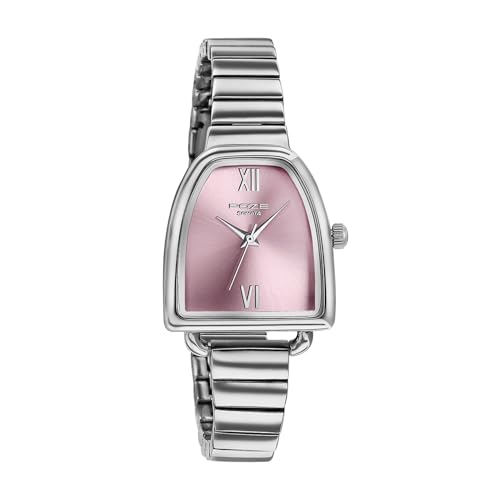 Image of Sonata Poze 7 Analog Pink Dial Silver Alloy Strap Watch for Women - SP80154SM01W