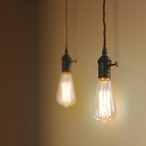 Lampade da parete, stile vintage, Vetro Metallo