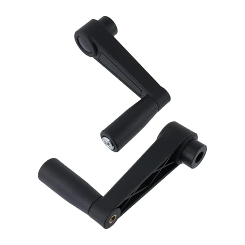 Image of 1 Set 4.13 Inch Nylon Crank Handle for Industrial Machinery | 10mm Round Hole, Foldable Rotatable Design, Construction, Woodworking Projects, Furniture Maintenance, Cutting Process