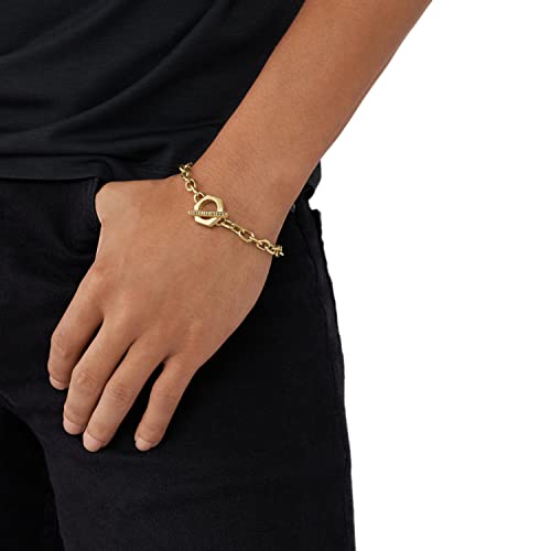 Image of A|X Armani Exchange Stainless Steel Chain Bracelet for Men