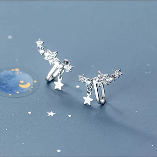 Clipt d'étoiles empilable en argent sterling silver bijou tendance - 3