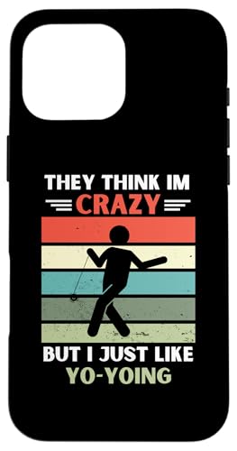 ���B���e�[�W They Think Im Crazy But I Just Like Yo-Yoing Lover �X�}�z�P�[�X iPhone 16 Pro Max �p