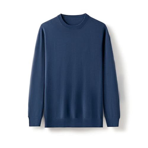 Men's Crew Neck Pullover Sweater Casual Long Sleeve Knitted Thin Cashmere Lightweight Slim Fit Sweater4