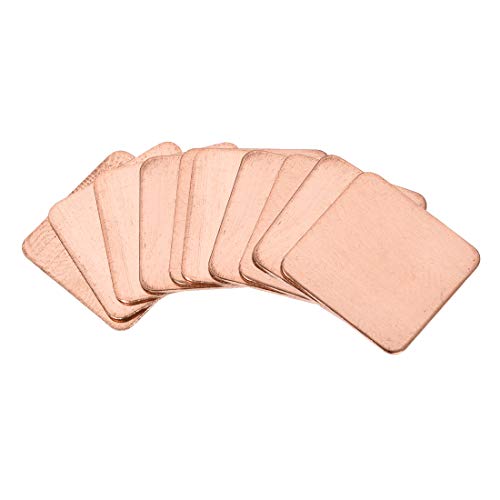 Dissipateur thermique cuivre 15x15x0,5 mm uxcell haute conductivité pour chipset