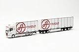 INFO & LIEFERUMFANG: Das LKW Modell im Maßstab 1:87 & einem Gewicht von 120g ist fertig zusammengebaut. Es eignet sich Ideal zum Bestücken Ihrer Miniaturwelt, Diorama Modelleisenbahn oder als Geburtstagsgeschenk für Kinder ab 14 Jahren.