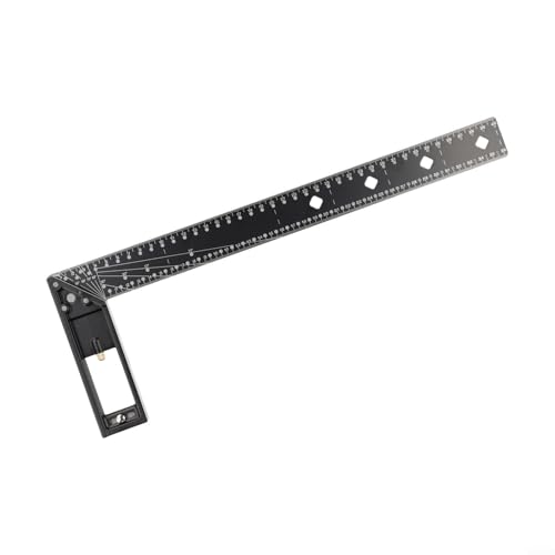 Strumento di misurazione multi angolo in lega di alluminio con caratteristiche aggiuntive per professionisti e hobbisti (40 cm)