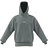 adidas Men's ESSENTIALS FEELCOZY FLEECE HOODIE, Wonder Sage/white, M