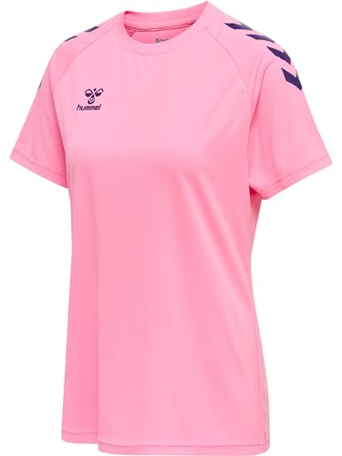 hummel hmlCORE XK Poly T-Shirt Damen rosa, S Damen