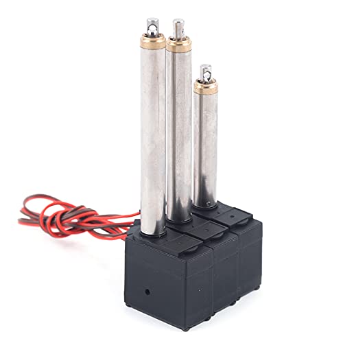 Beuioslyr 3Pcs Upgrade Metal Arm Driving Servo Parts for HuiNa 1592 RC Excavator Parts Accessories, CNC Aviation Aluminum Alloy & Stainless Steel Gear, 44lbs High Torque, Easy to Install Drive Shafts