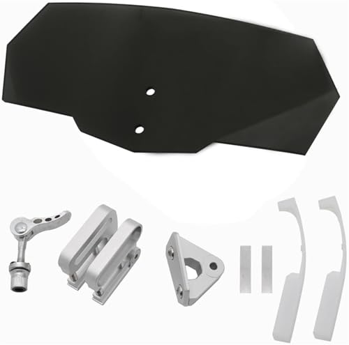 Pare-brise réglable moto universel bulle haute protection Kawasaki 650
