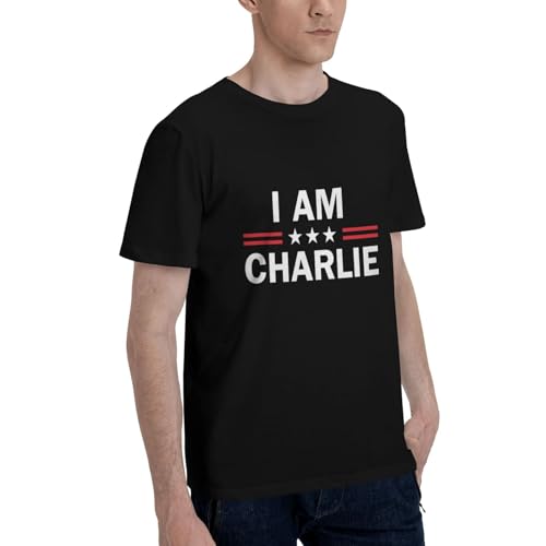 I AM Charlie Kirk Shirt Hero Charlie Kirk Men's T-Shirt Funny Tee4