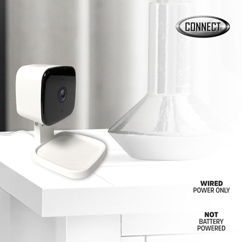 Energizer Smart Wi-Fi Indoor Security Camera, 1080P Full HD with Motion Alerts, Two-Way Communication, App Access, Cloud or SD Storage, Foldable Design for Privacy, 2.4Ghz Wi-Fi - image 3