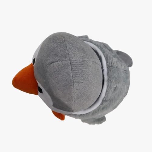 Image of Cute Penguin Soft Toy with Grey Hoodie - 28 cm Premium Plush Stuffed Animal for Kids, Toddlers & Gift - Soft & Huggable Plushie for Boys & Girls