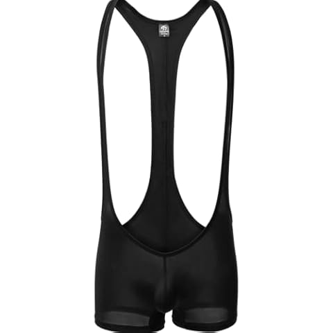 Juflam Men's Athletic Leotard Bodysuit Cover