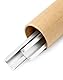 QWORK® 91 cm T-Schiene T-Nut Gehrungsschiene Alu mit Doppelschnittprofil für Tischsäge Router Tisch Holzbearbeitungswerkzeug, 19 x 10 mm, 4 Stück