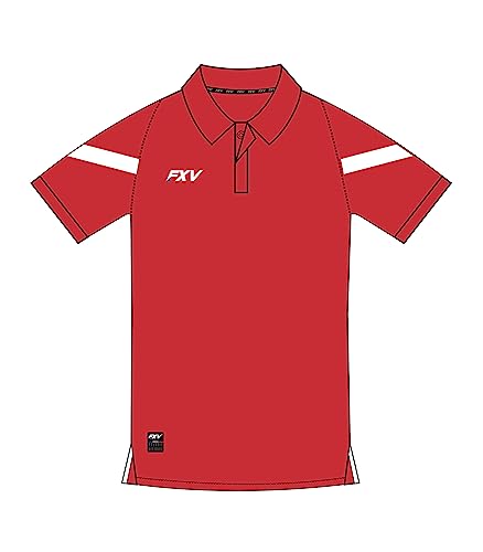 Polo de rugby VICTOIRE rouge FORCE XV pour entraînements intensifs